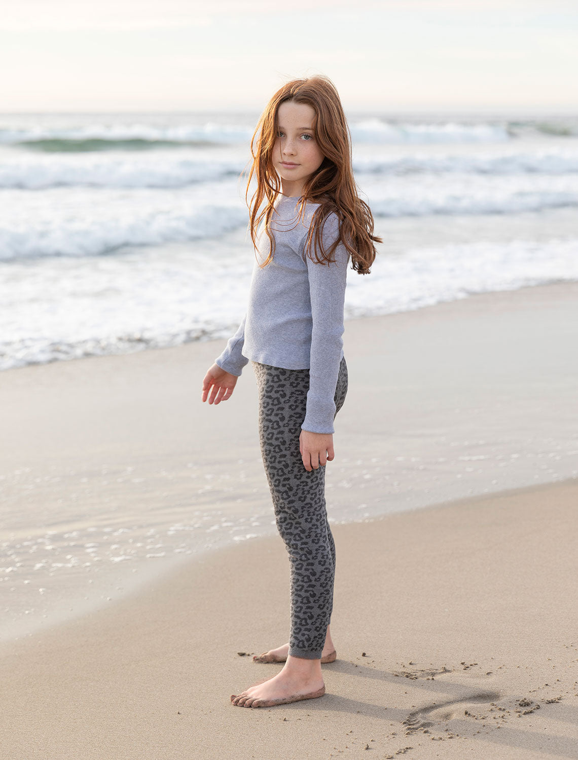 CozyChic Ultra Lite® Youth Leopard Legging