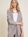 Malibu Collection® Youth Brushed Terry Circle Cardigan
