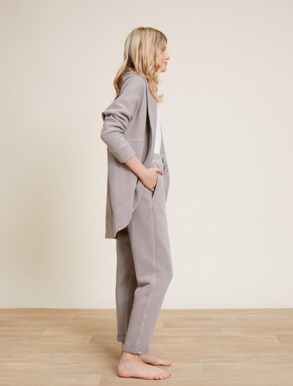 Malibu Collection® Youth Brushed Terry Circle Cardigan