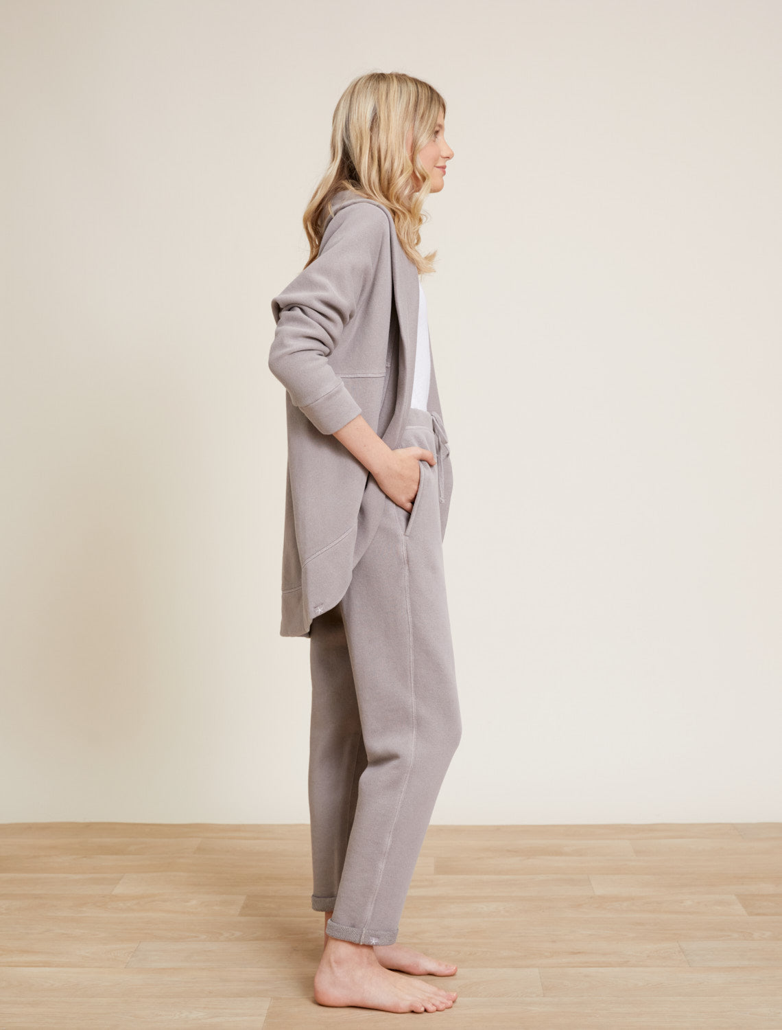 Malibu Collection® Youth Brushed Terry Circle Cardigan