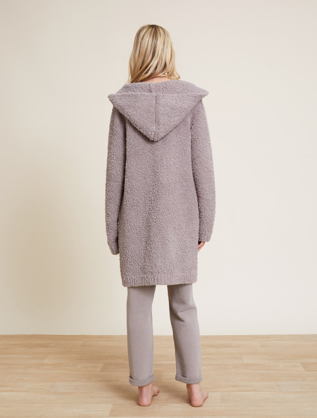 CozyChic® Boucle Youth Hooded Long Coatigan