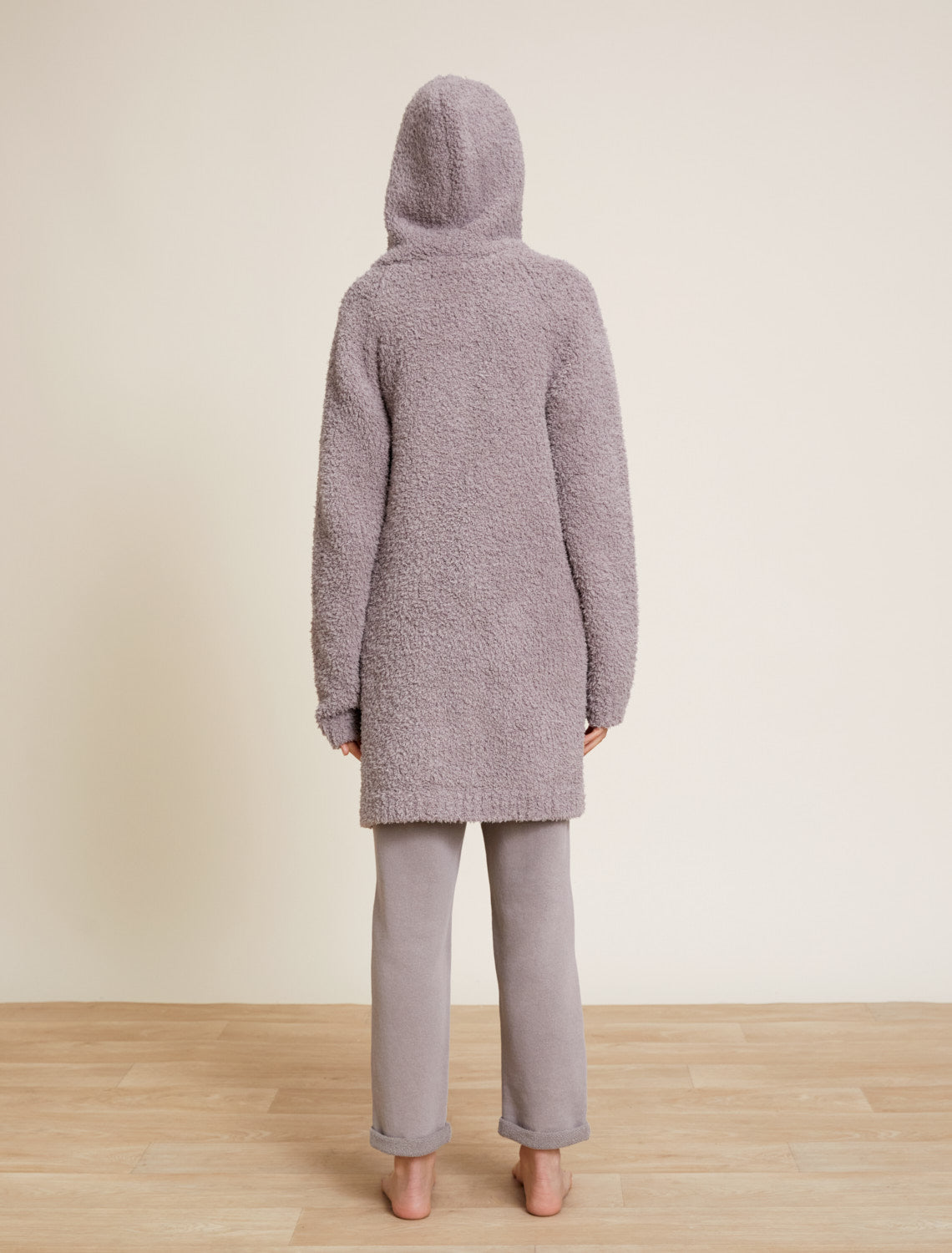 CozyChic® Boucle Youth Hooded Long Coatigan