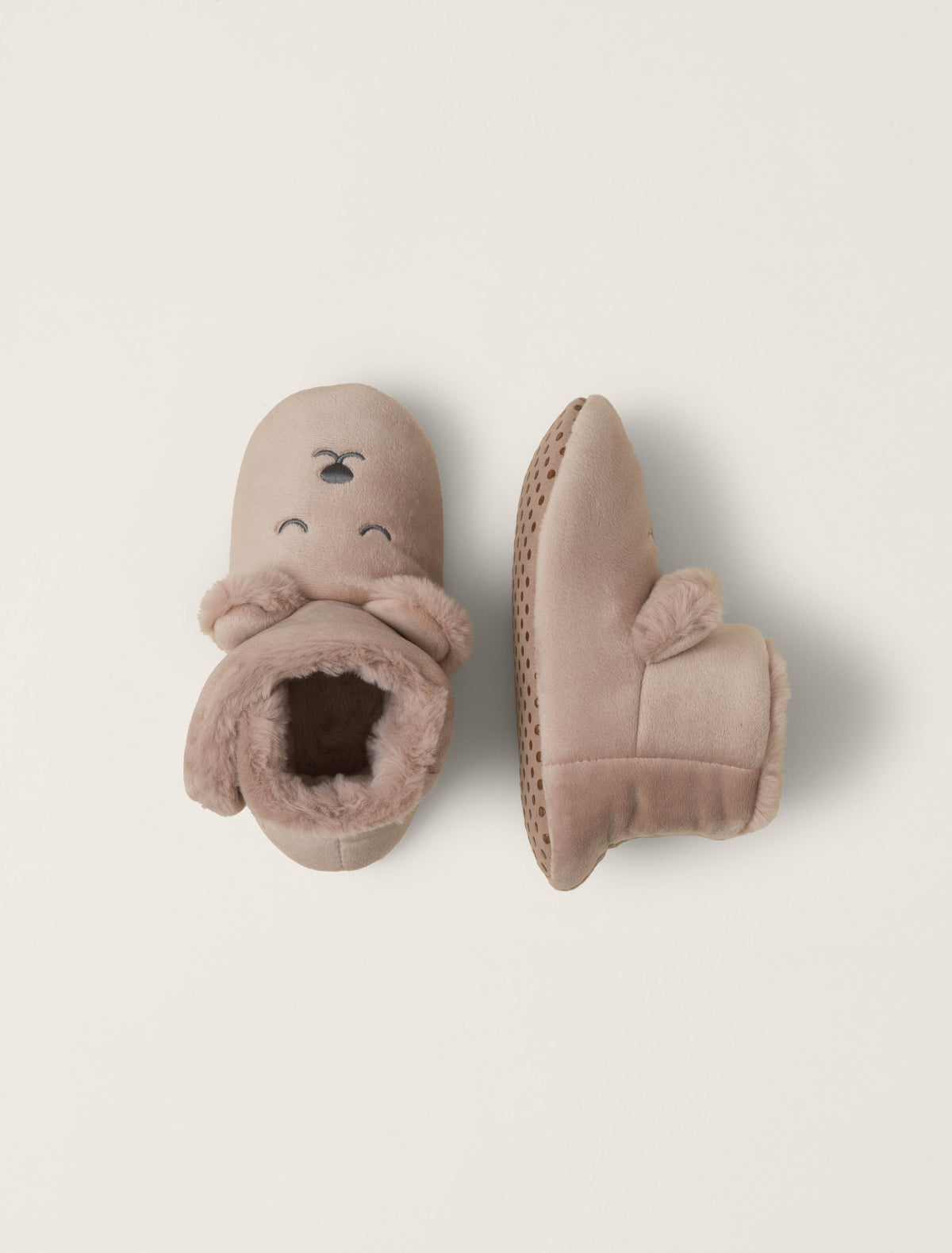 Youth Faux Fur Bear Bootie
