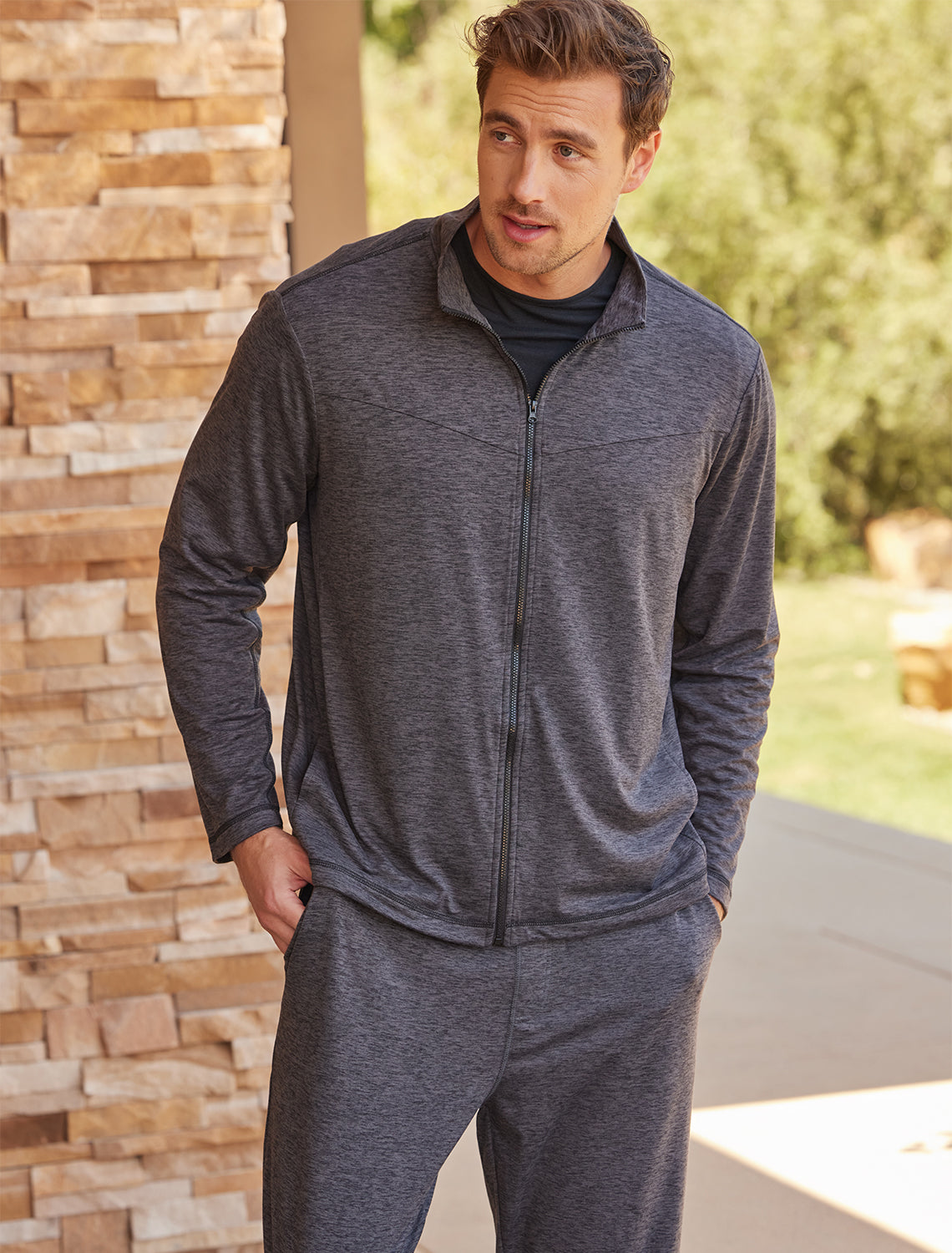 Malibu Collection® Butterchic Knit® Heavy Zip Up