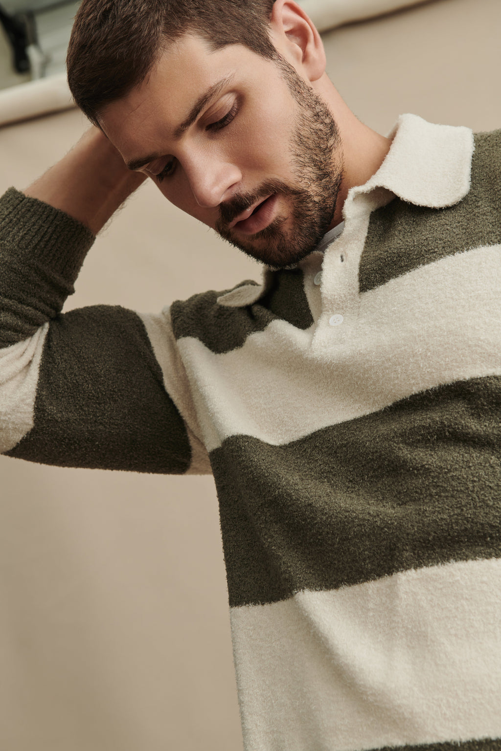 CozyChic Lite® Rugby Sweater