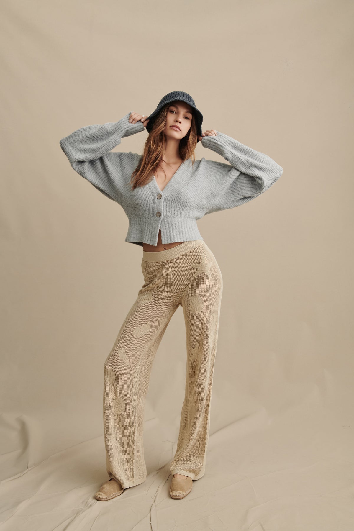 Sunbleached Shell Motif Pant