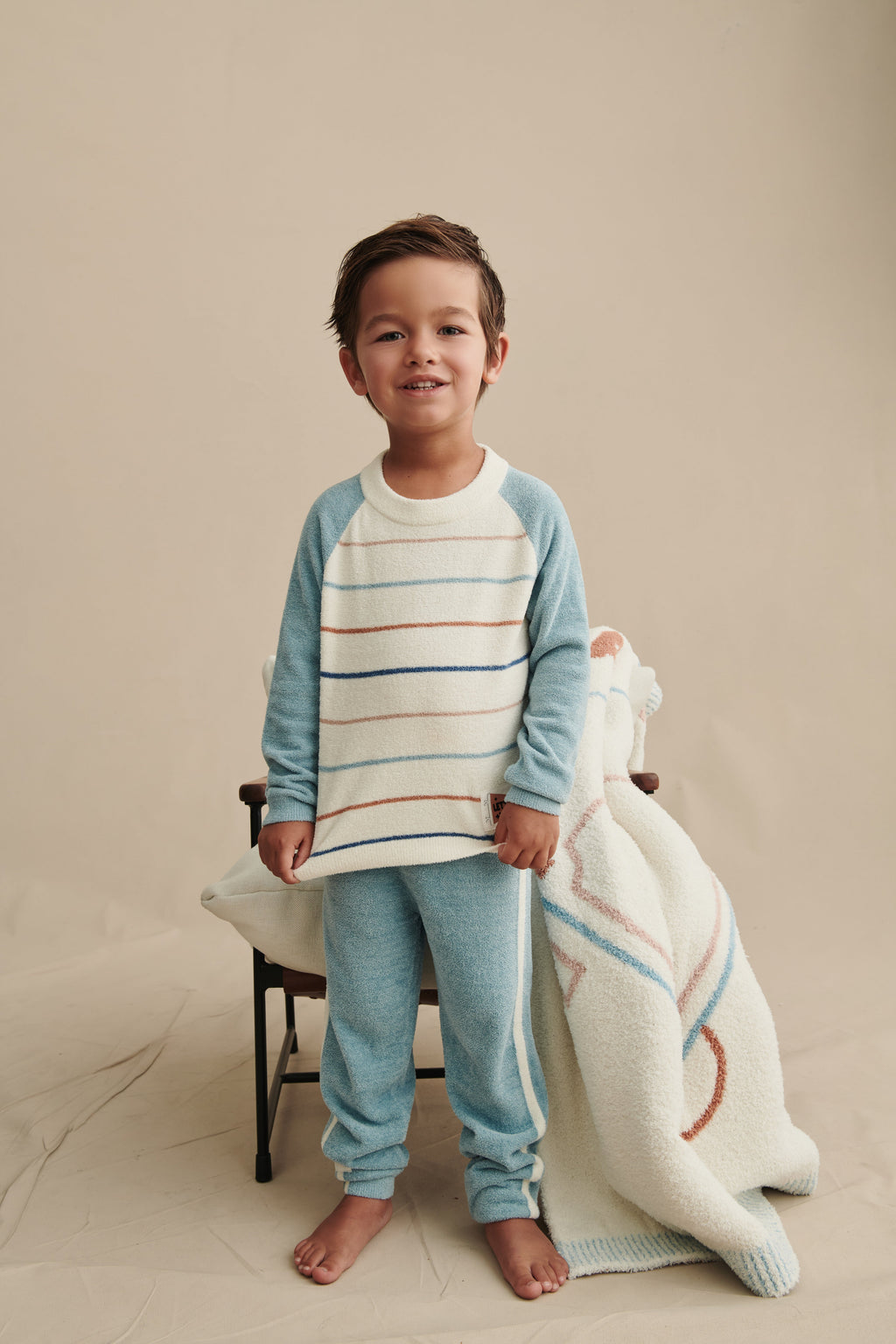 CozyChic Ultra Lite® Toddler Striped Play Pullover