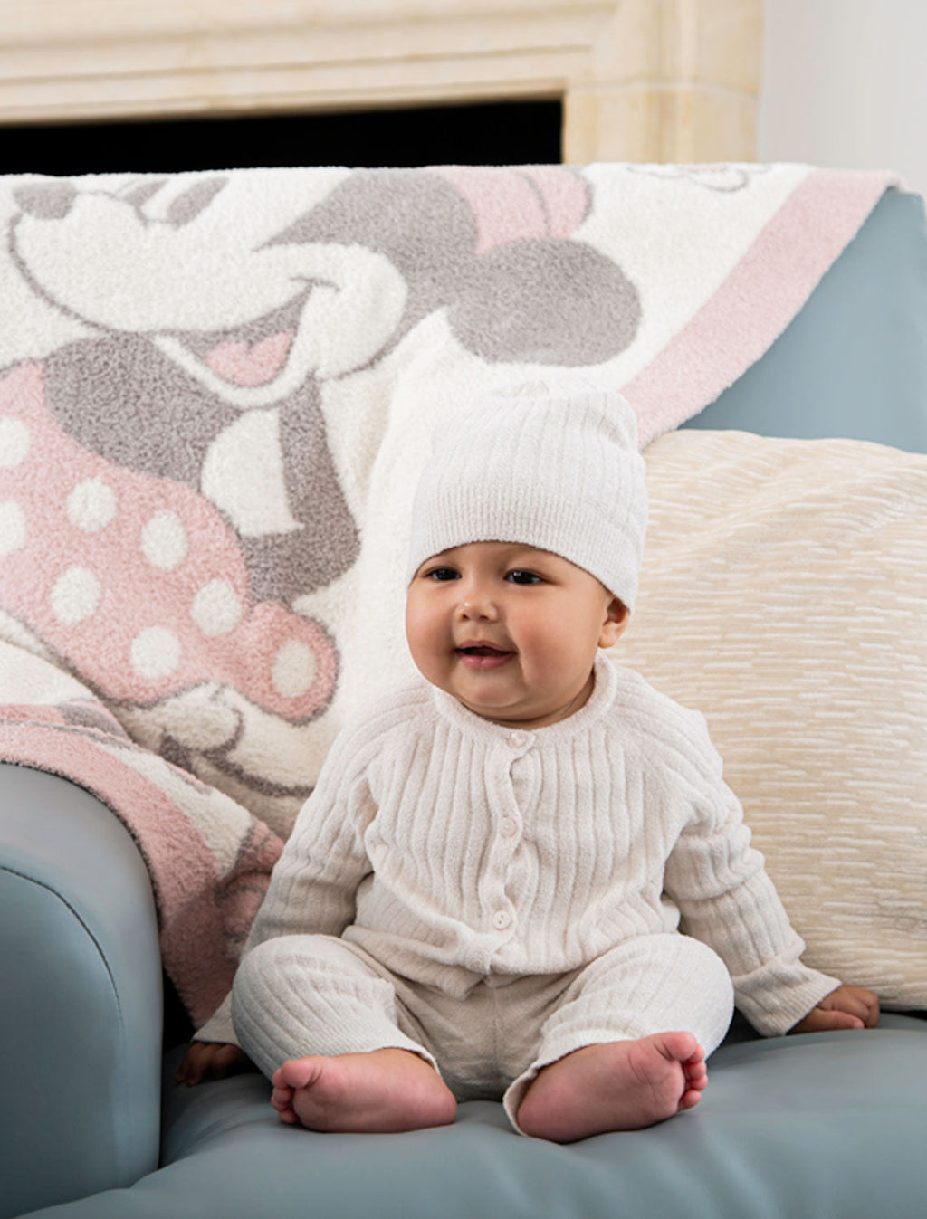 CozyChic® Vintage Disney Minnie Mouse Baby Blanket