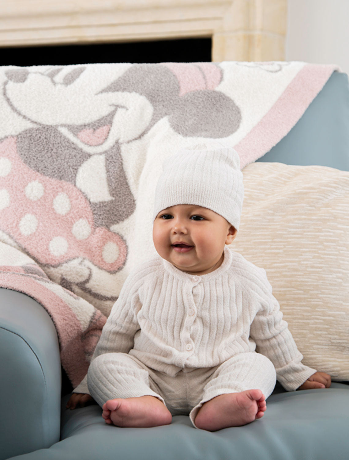 CozyChic® Vintage Disney Minnie Mouse Baby Blanket