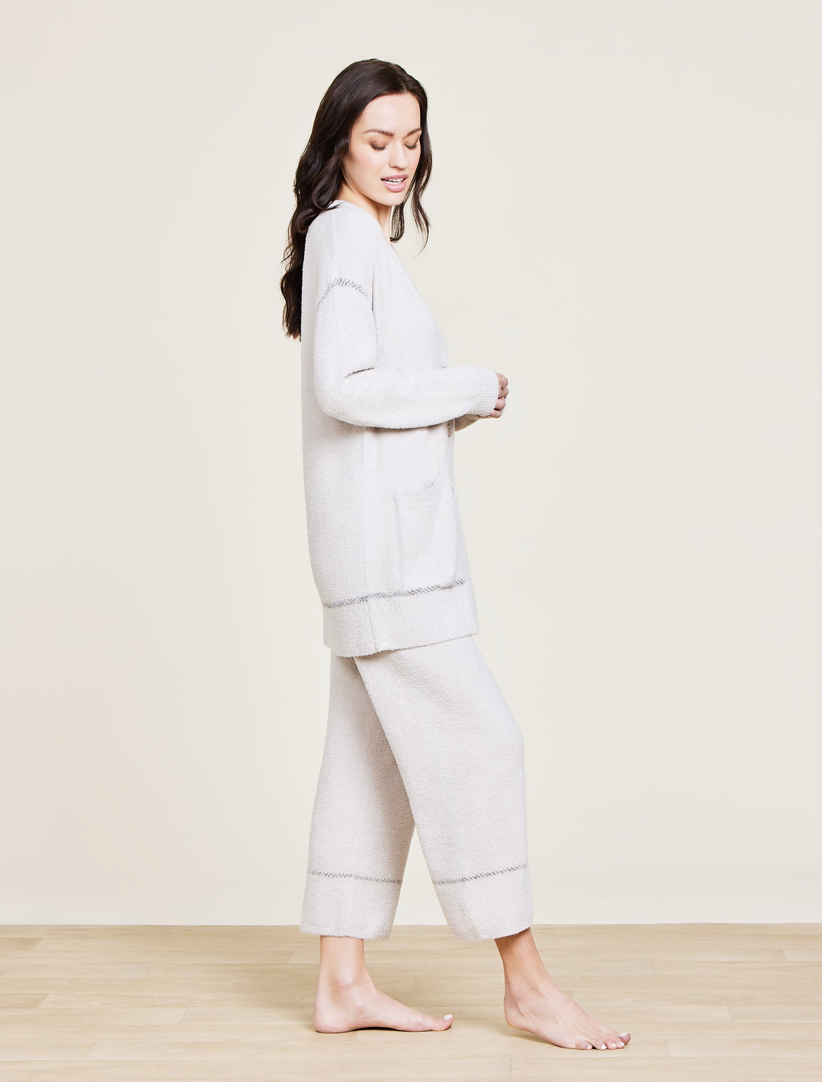 CozyChic Lite® Contrast Stitch Cardigan