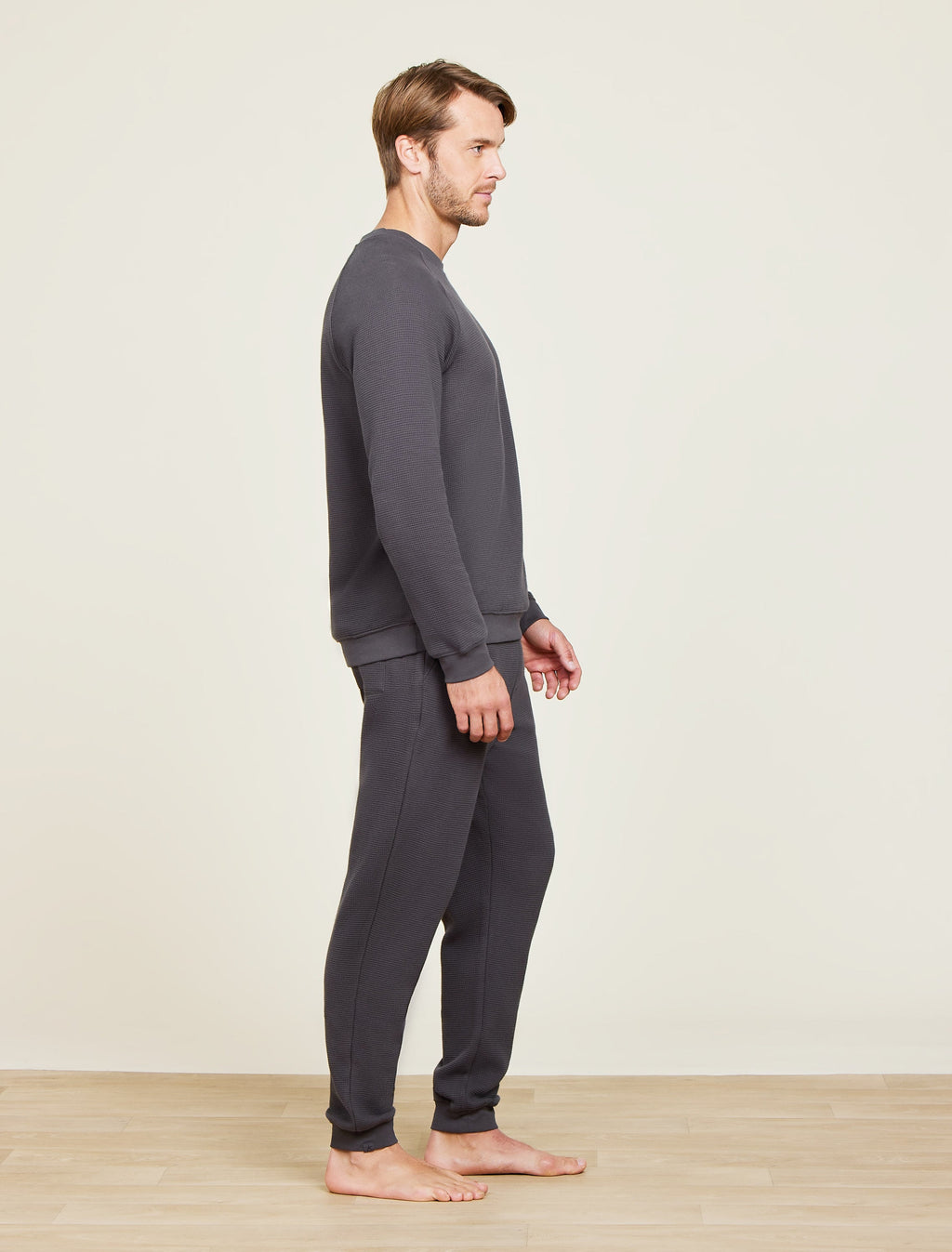 Malibu Collection® Waffle Knit Raglan Pullover