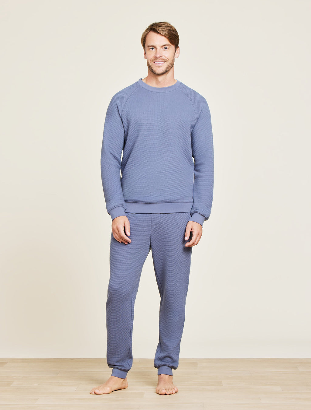 Malibu Collection® Waffle Knit Raglan Pullover