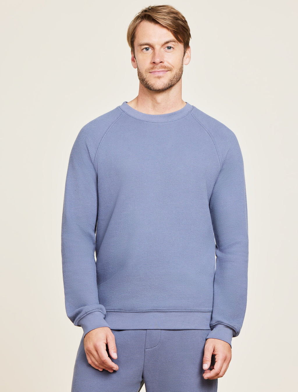 Malibu Collection® Waffle Knit Raglan Pullover
