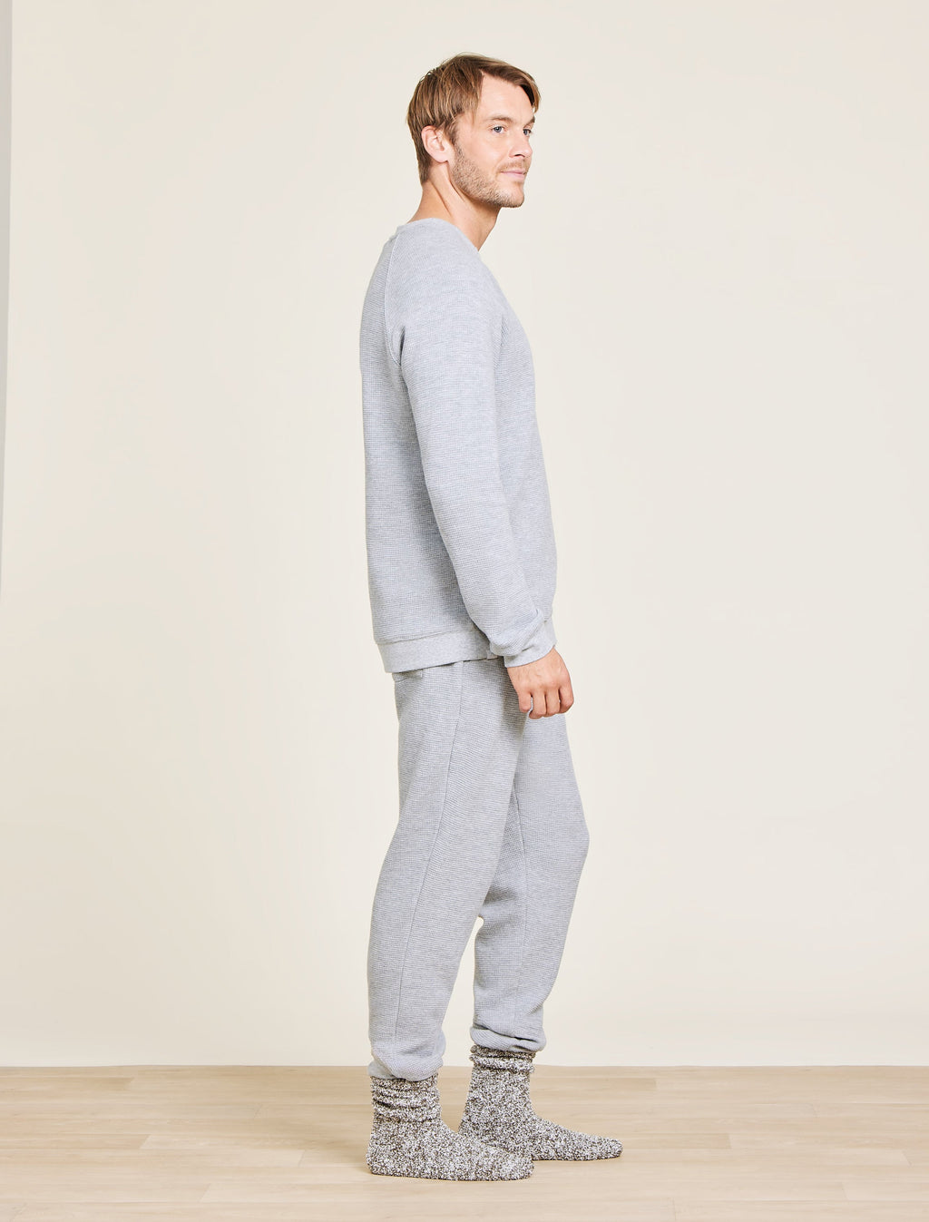 Malibu Collection® Waffle Knit Raglan Pullover