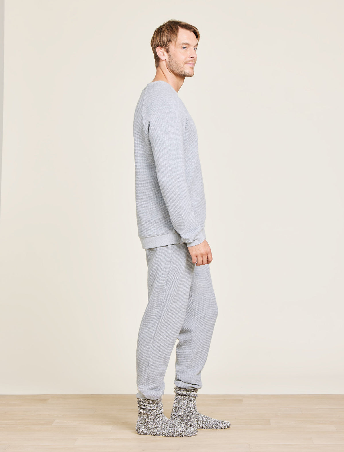 Malibu Collection® Waffle Knit Raglan Pullover