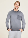 Malibu Collection® Triblend L/S Pocket Tee