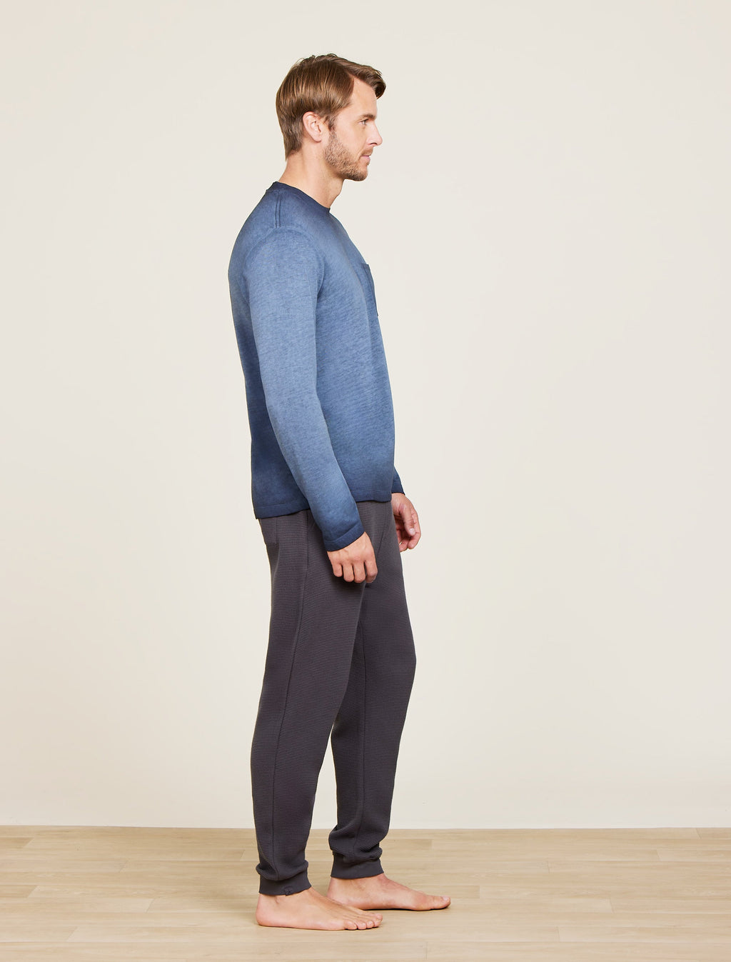 Malibu Collection® Triblend L/S Pocket Tee