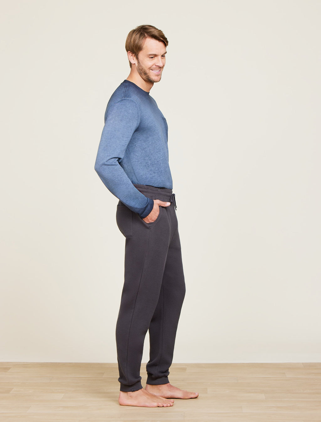 Malibu Collection® Waffle Knit Jogger