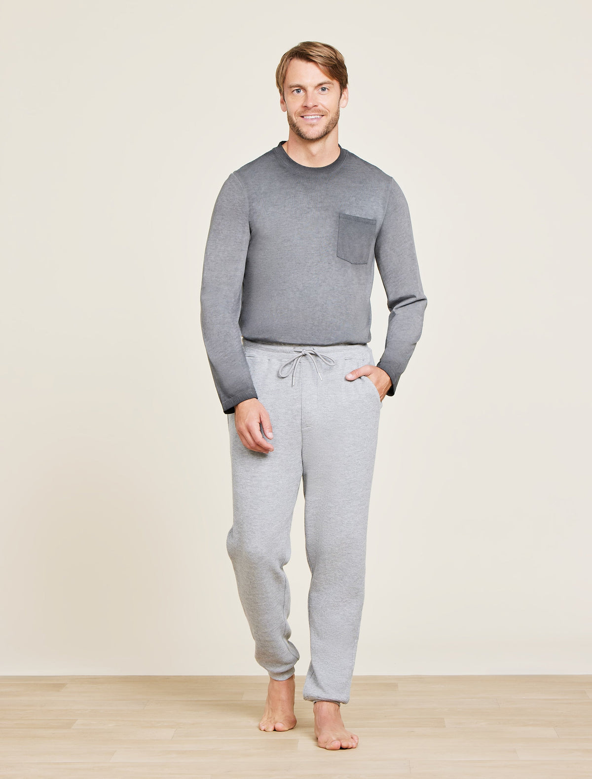 Malibu Collection® Waffle Knit Jogger