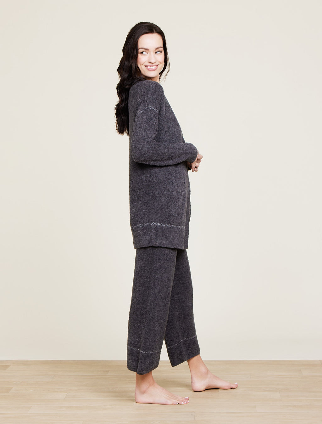 CozyChic Lite® Contrast Stitch Cardigan
