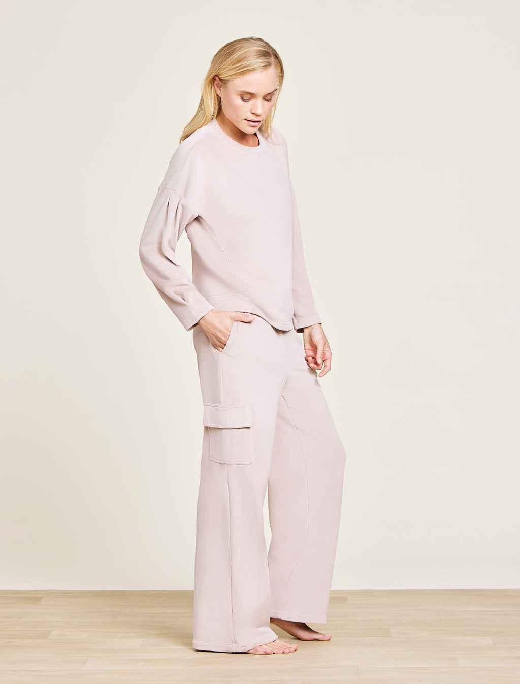 LuxeChic® Tucked Sweatshirt