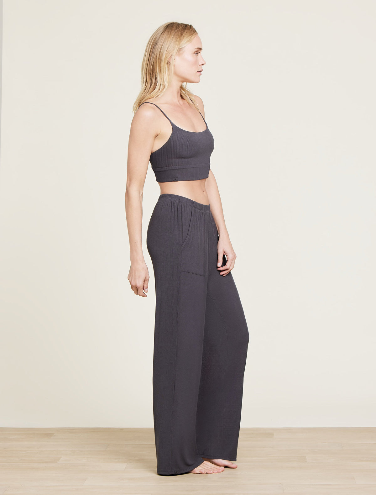 Malibu Collection® Ultra Soft Rib Bralette