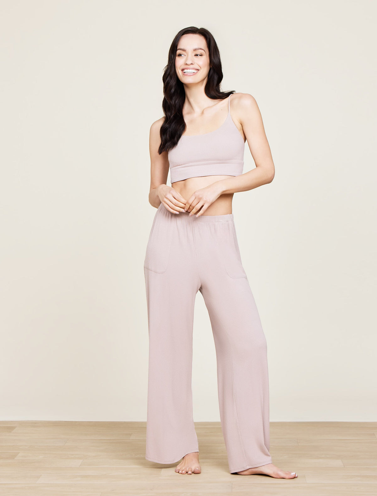 Malibu Collection® Ultra Soft Rib Bralette