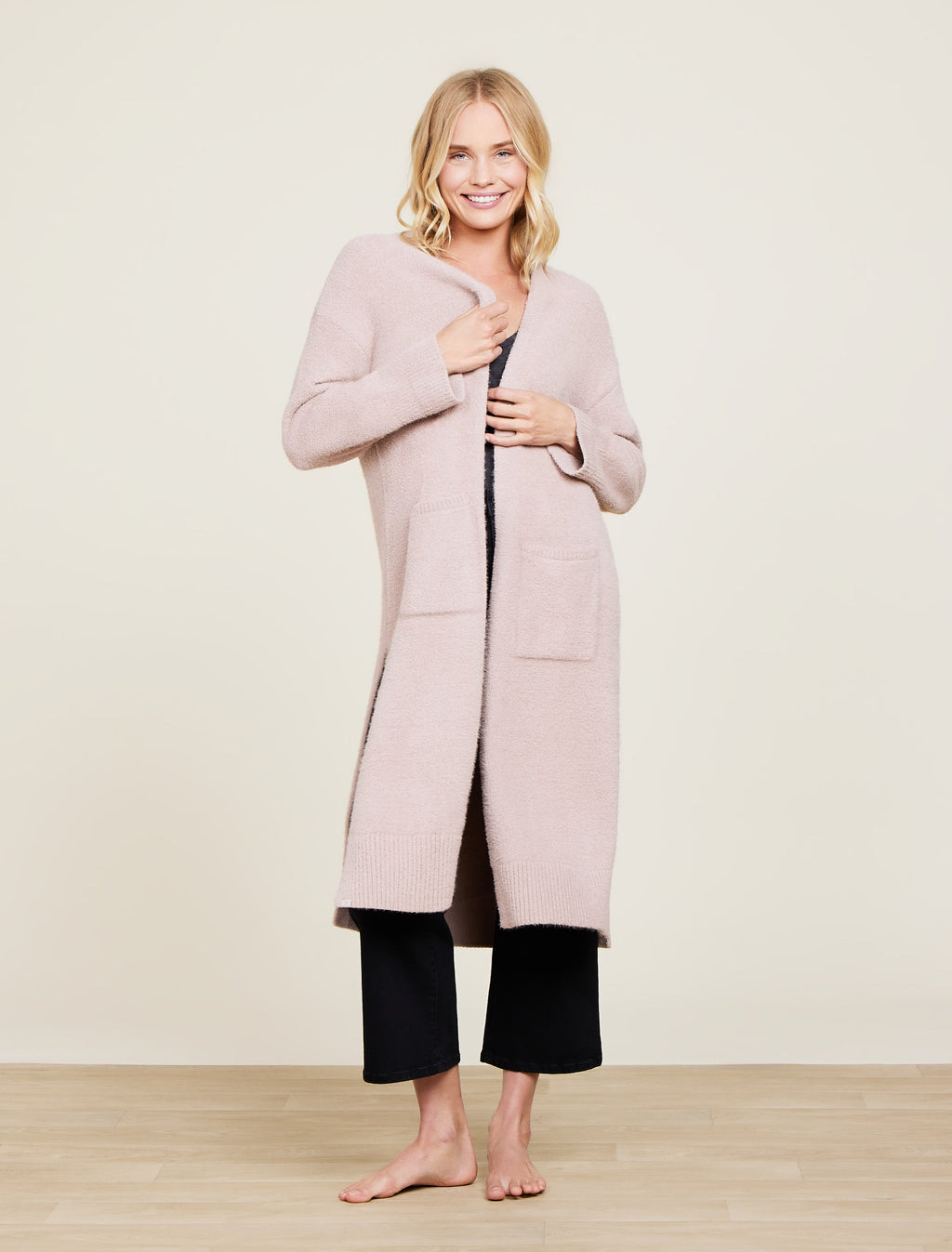 CozyChic® Luxe High Slit Cardigan