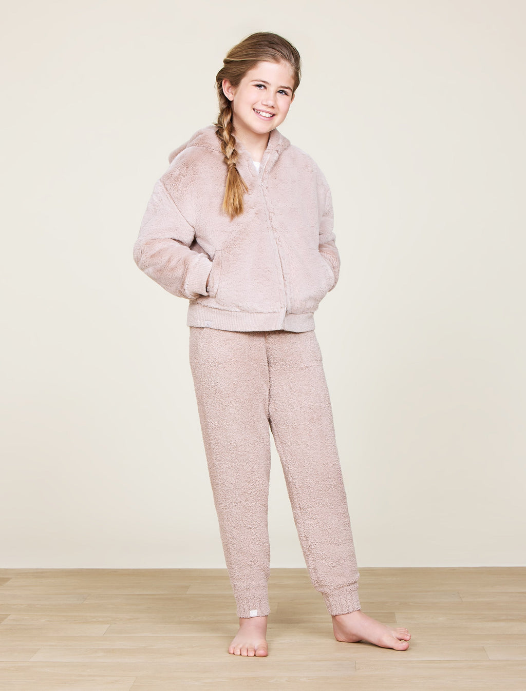 Youth Faux Fur Bear Bomber