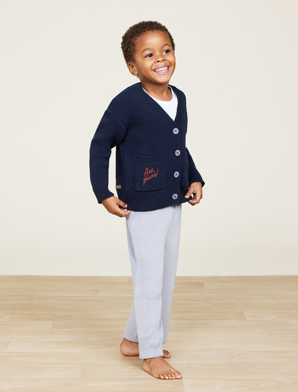 CozyChic Ultra Lite® Cotton Toddler Disney Donald Duck Cardigan