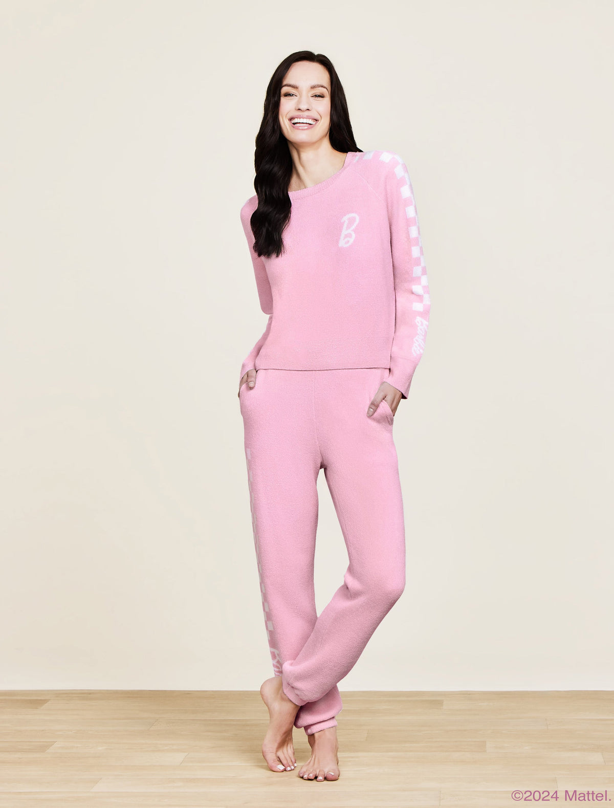 CozyChic Ultra Lite® Checkered Barbie™ Jogger