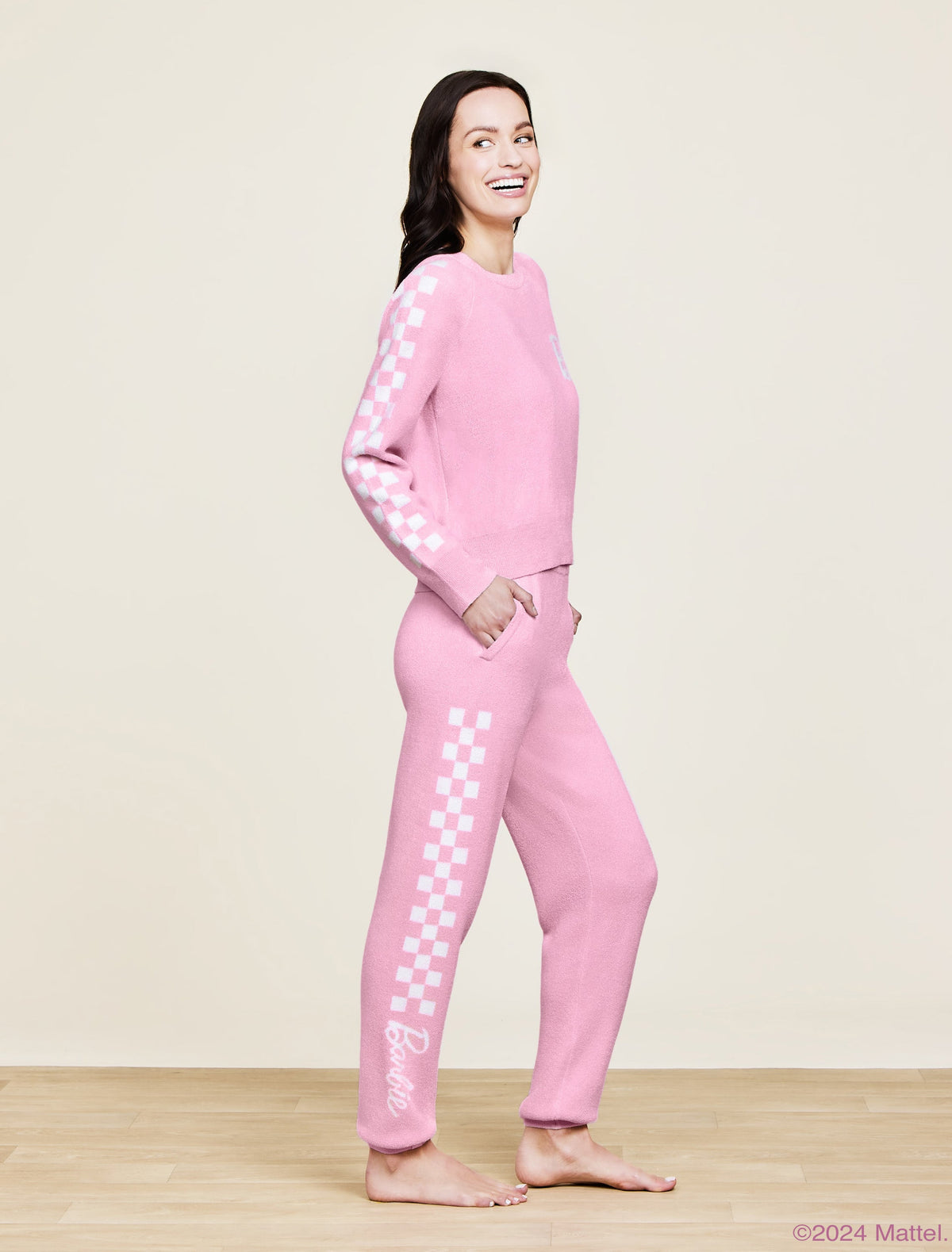 CozyChic Ultra Lite® Checkered Barbie™ Pullover