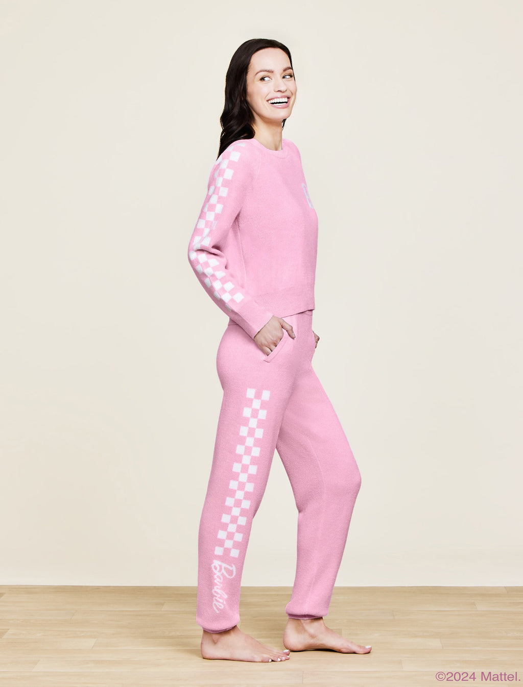 CozyChic Ultra Lite® Checkered Barbie™ Jogger
