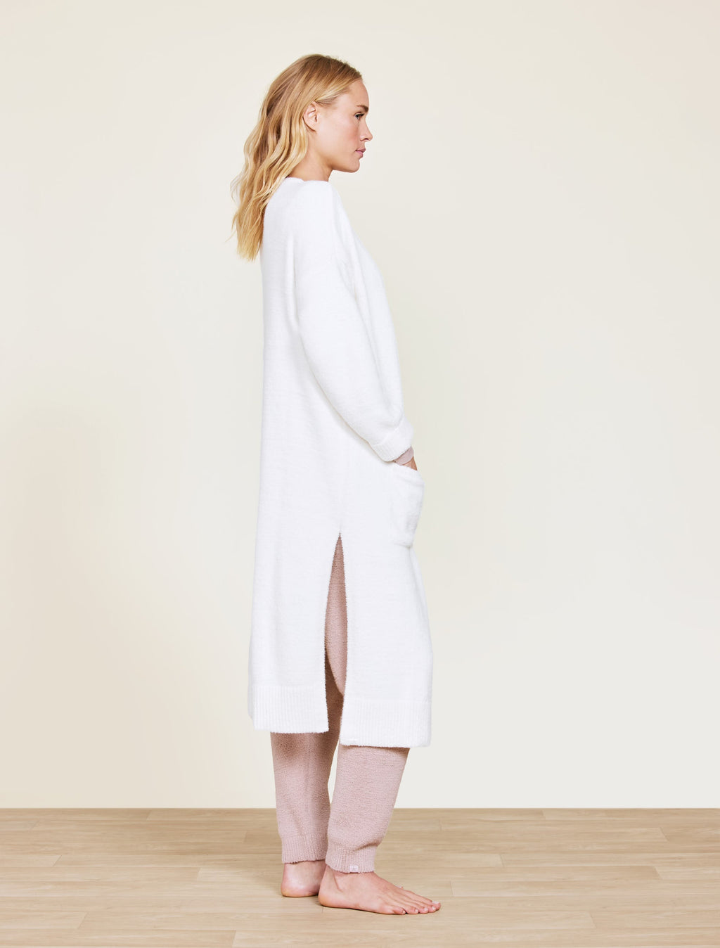 CozyChic® Luxe High Slit Cardigan