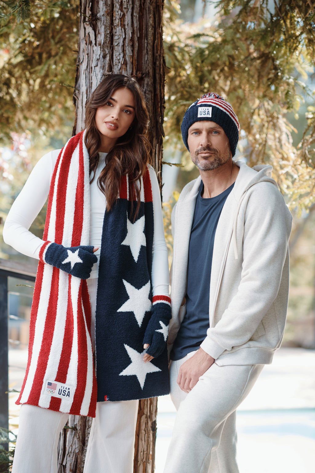 CozyChic® Team USA Stars and Stripes Scarf