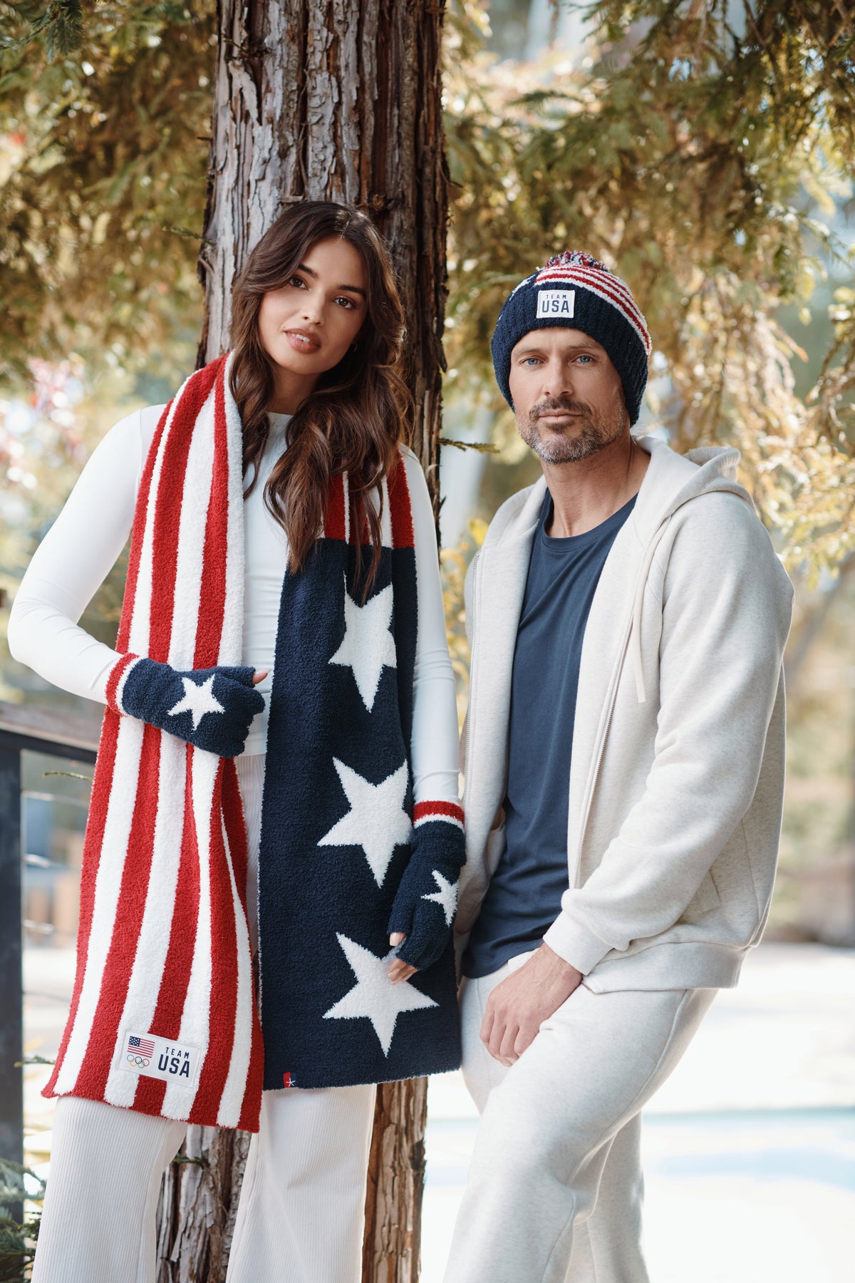 CozyChic® Team USA Stars and Stripes Scarf