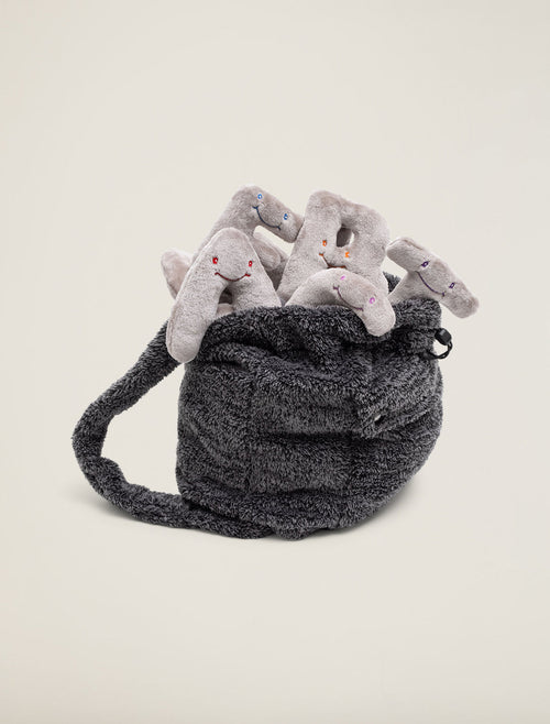 Alphapals Rhino Grey Backpack Set
