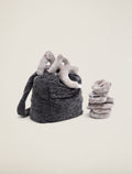Alphapals Rhino Grey Backpack Set