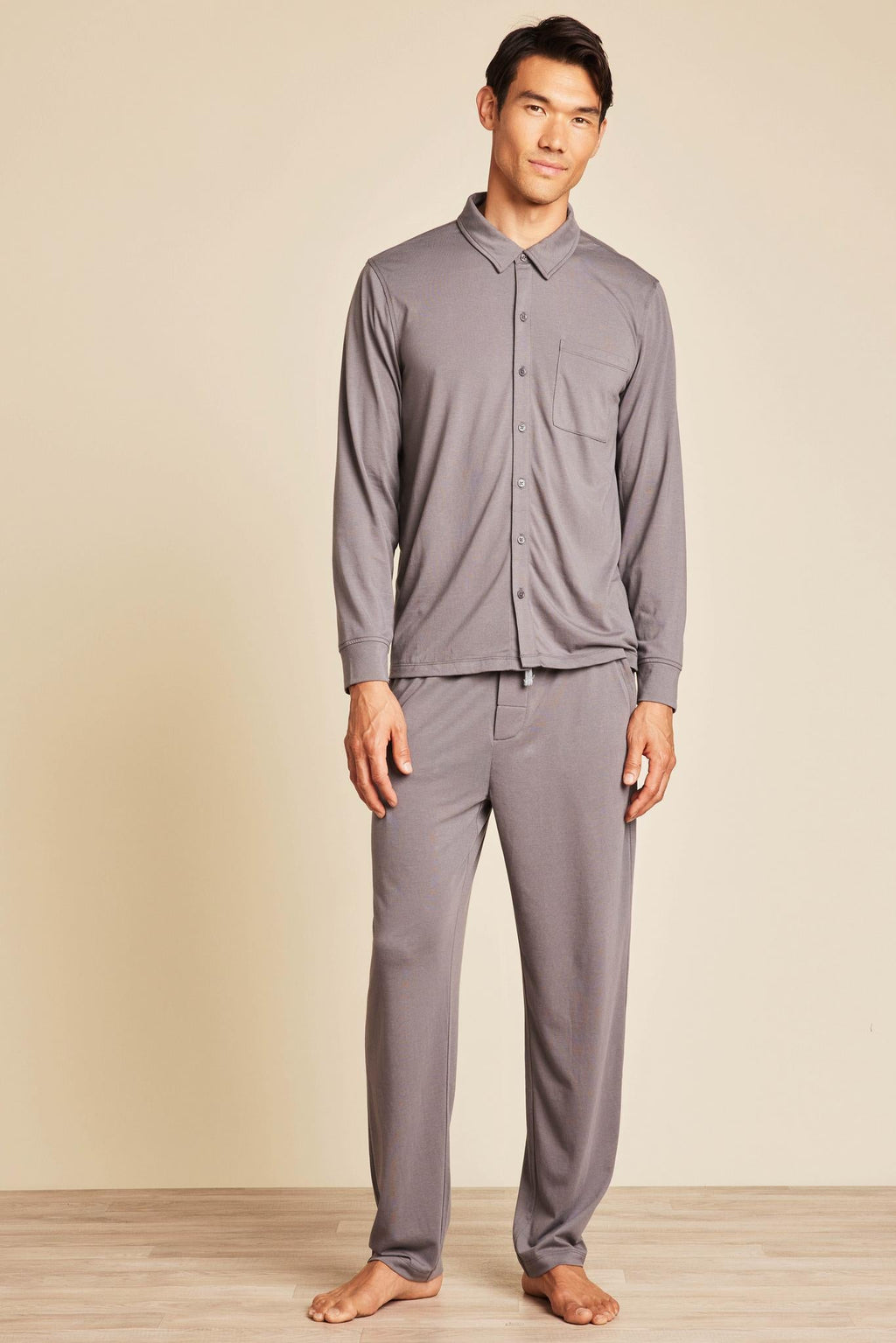 Malibu Collection® Triblend Buttondown Shirt