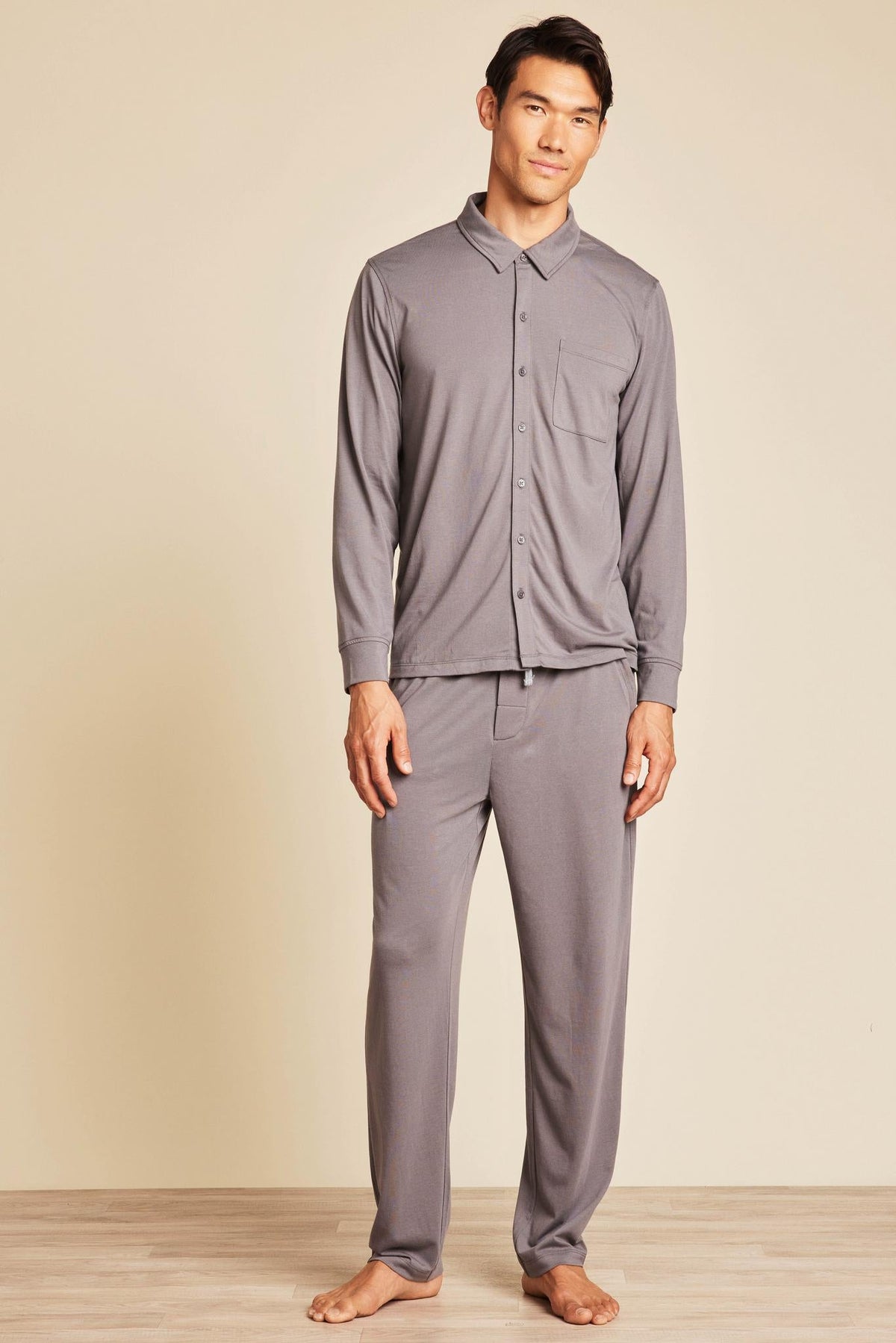 Malibu Collection® Triblend Buttondown Shirt