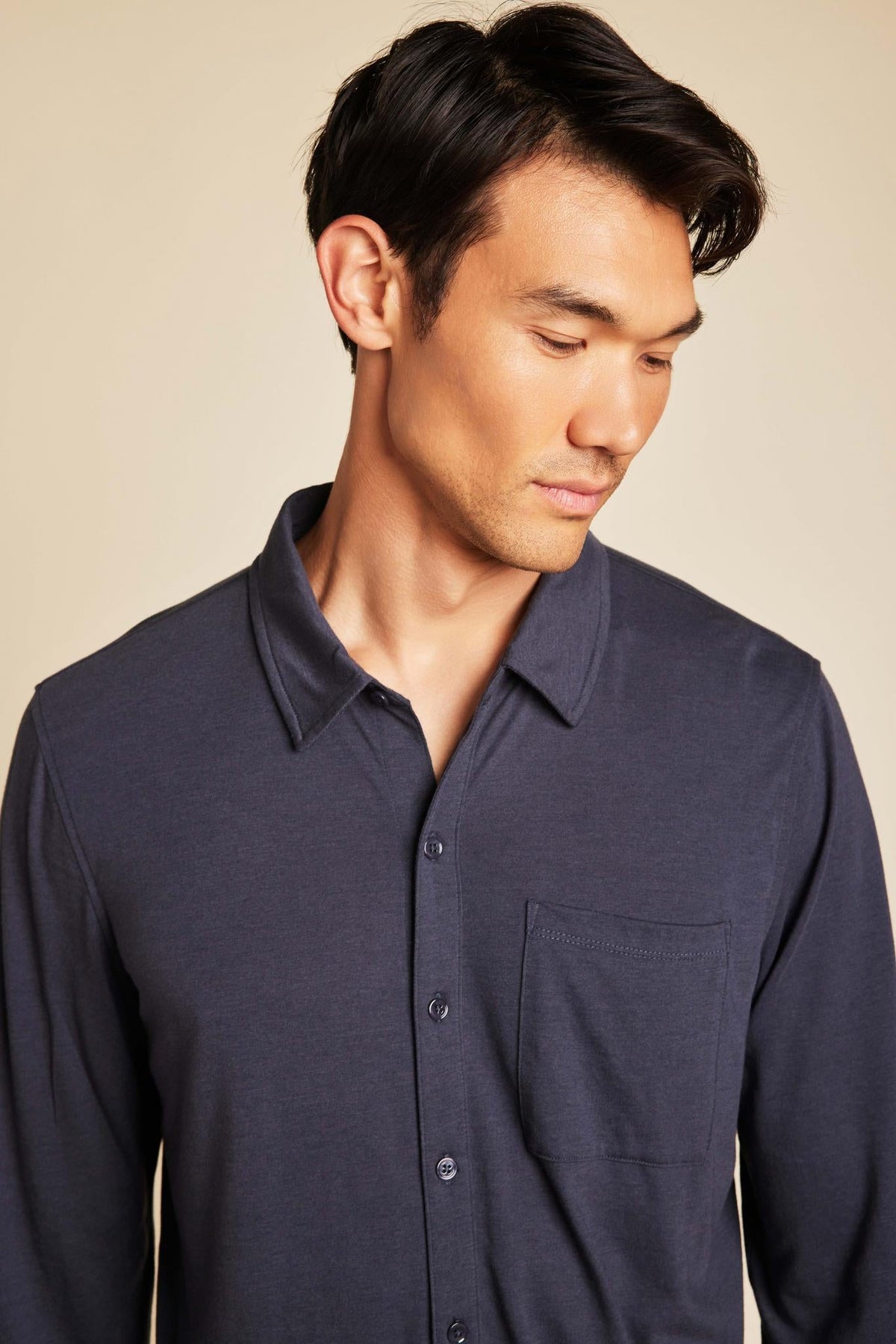 Malibu Collection® Triblend Buttondown Shirt