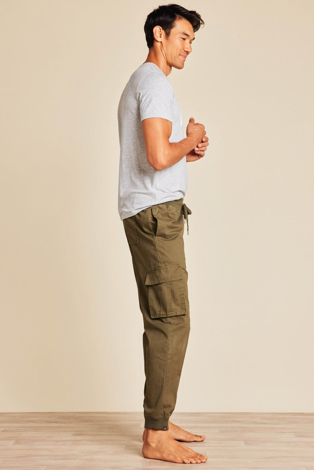 Malibu Collection® Cotton Twill Cargo Jogger