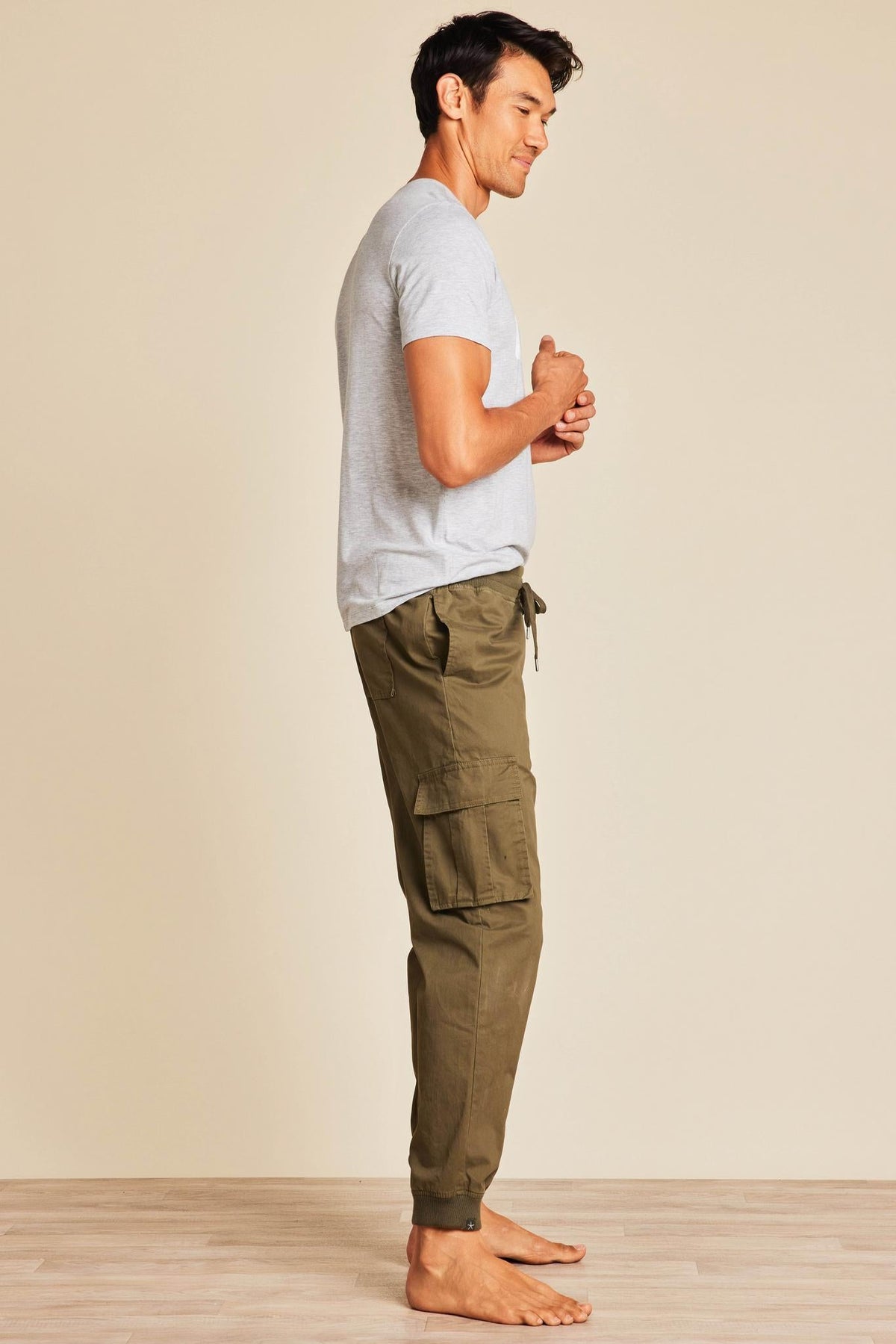 Malibu Collection® Cotton Twill Cargo Jogger