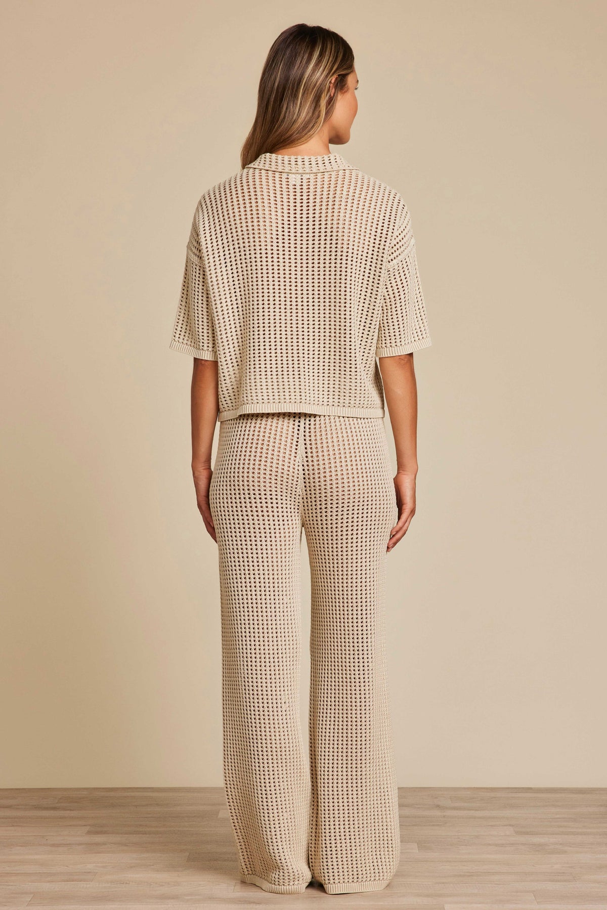 Sunbleached Buttoned Short Sleeve