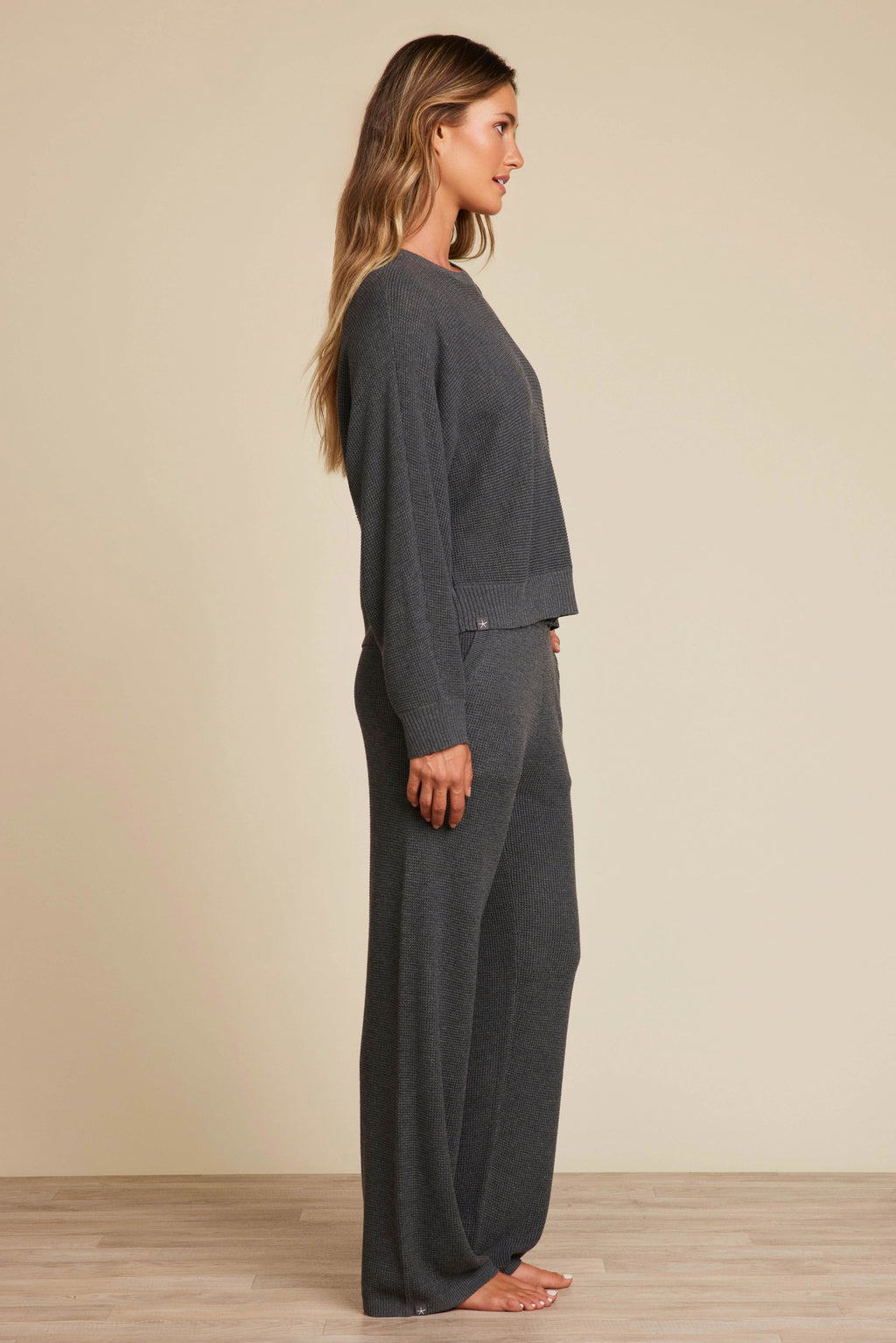 Luxeblend Waffle Knit Pullover