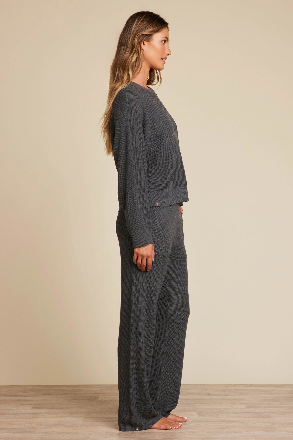 Luxeblend Waffle Knit Pullover
