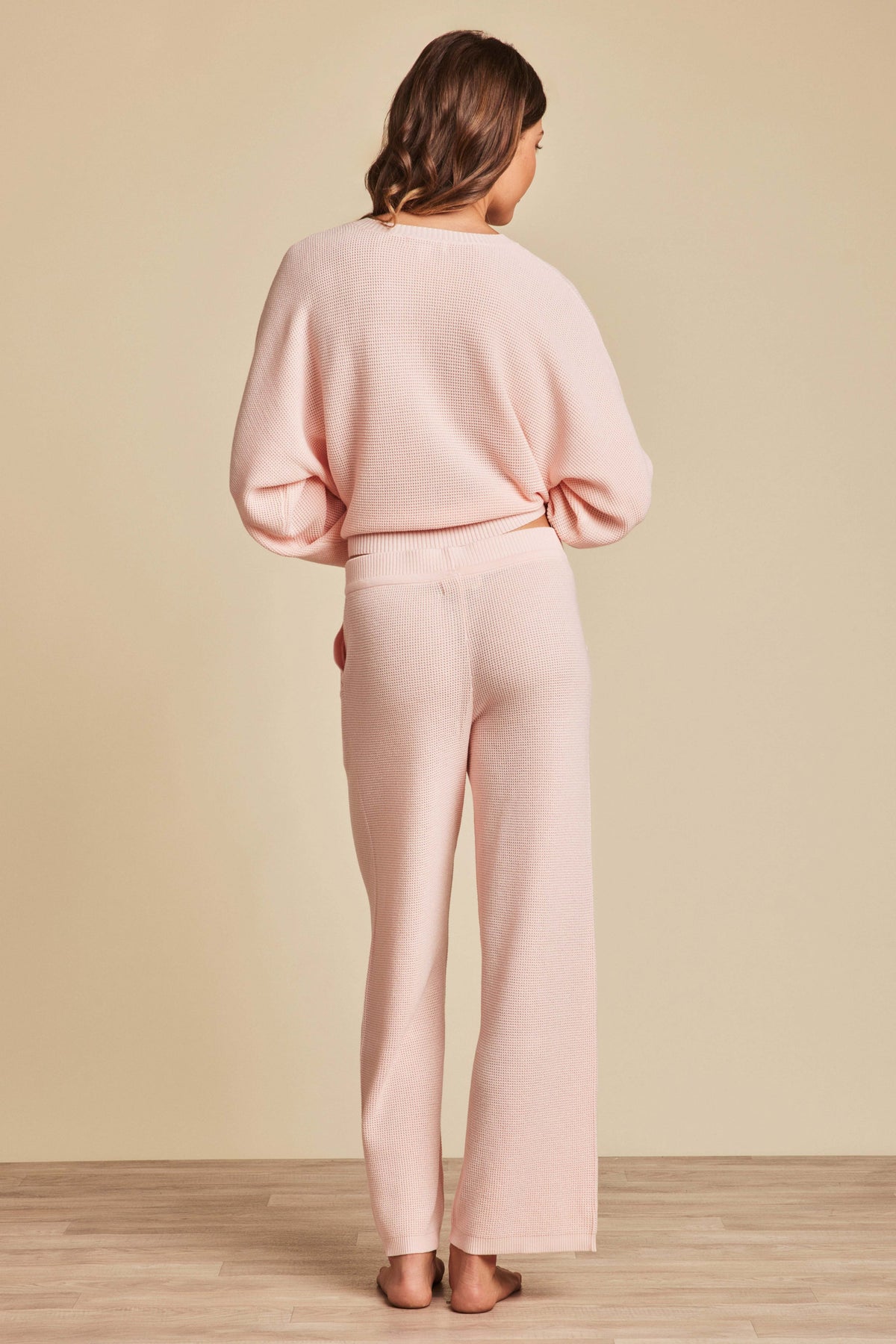 Luxeblend Waffle Knit Ankle Pant