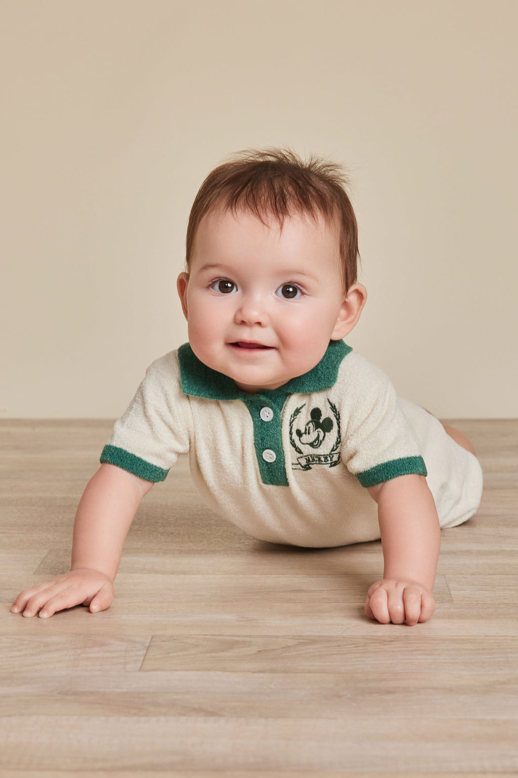 CozyChic Ultra Lite® Baby Disney Mickey Polo Onesie