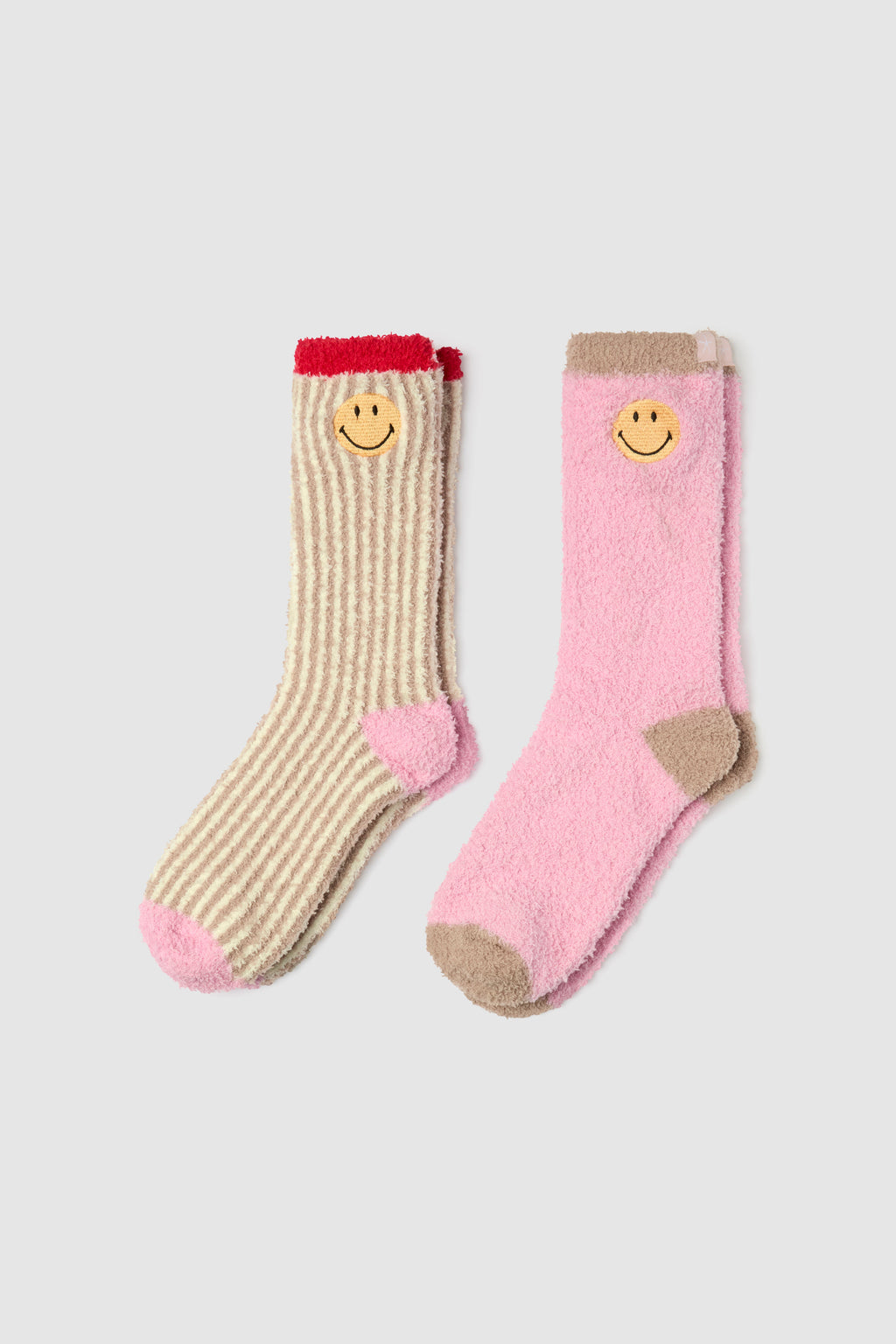 CozyChic® Smiley® Ribbed Sock Set