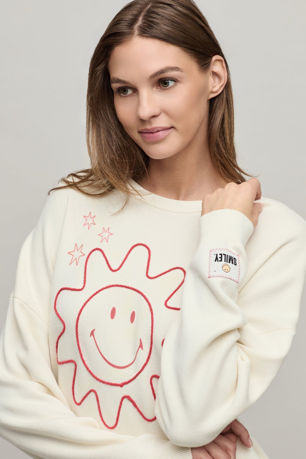 CozyChic Ultra Lite® Cotton Smiley® Sun & Stars Pullover